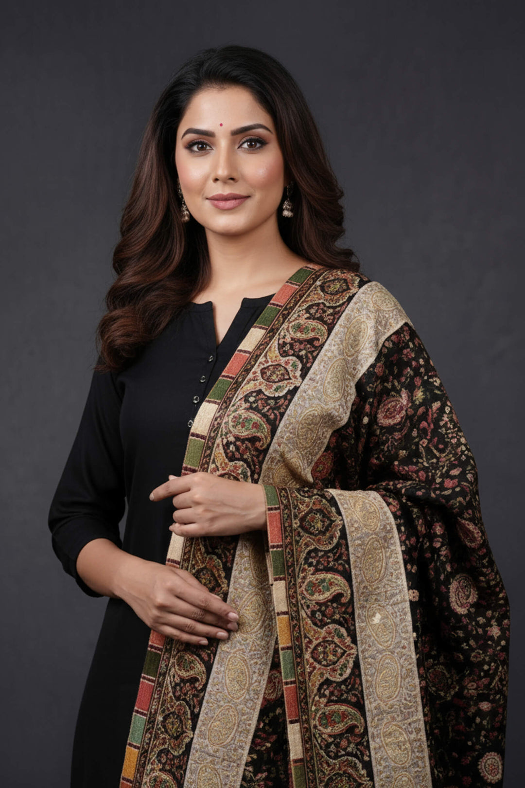 Kalamkari Shawl For Women