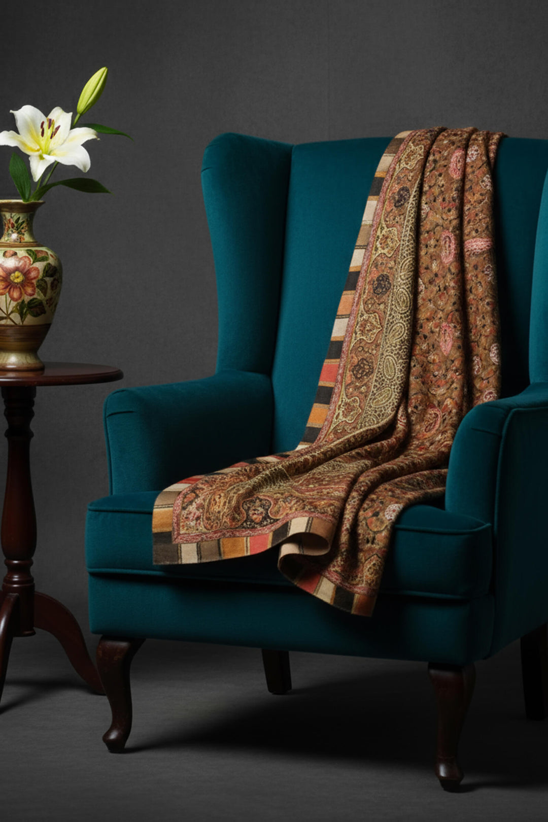 Kalamkari Shawl For Women