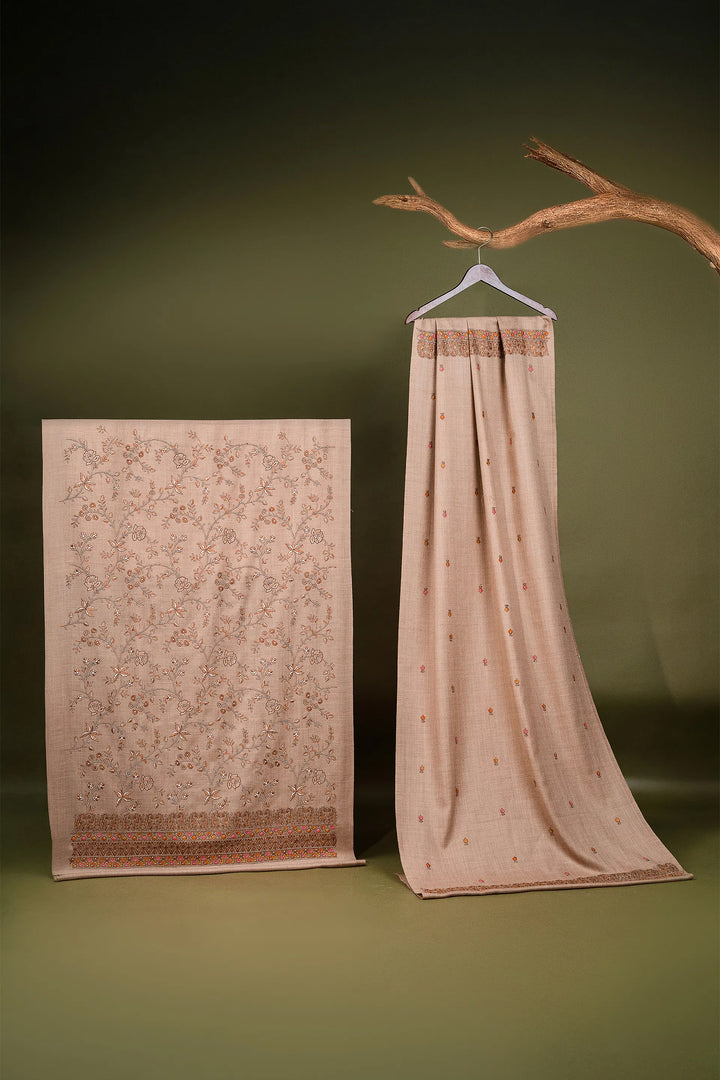 Madhubala Embroidered Unstitched Suit With Zari