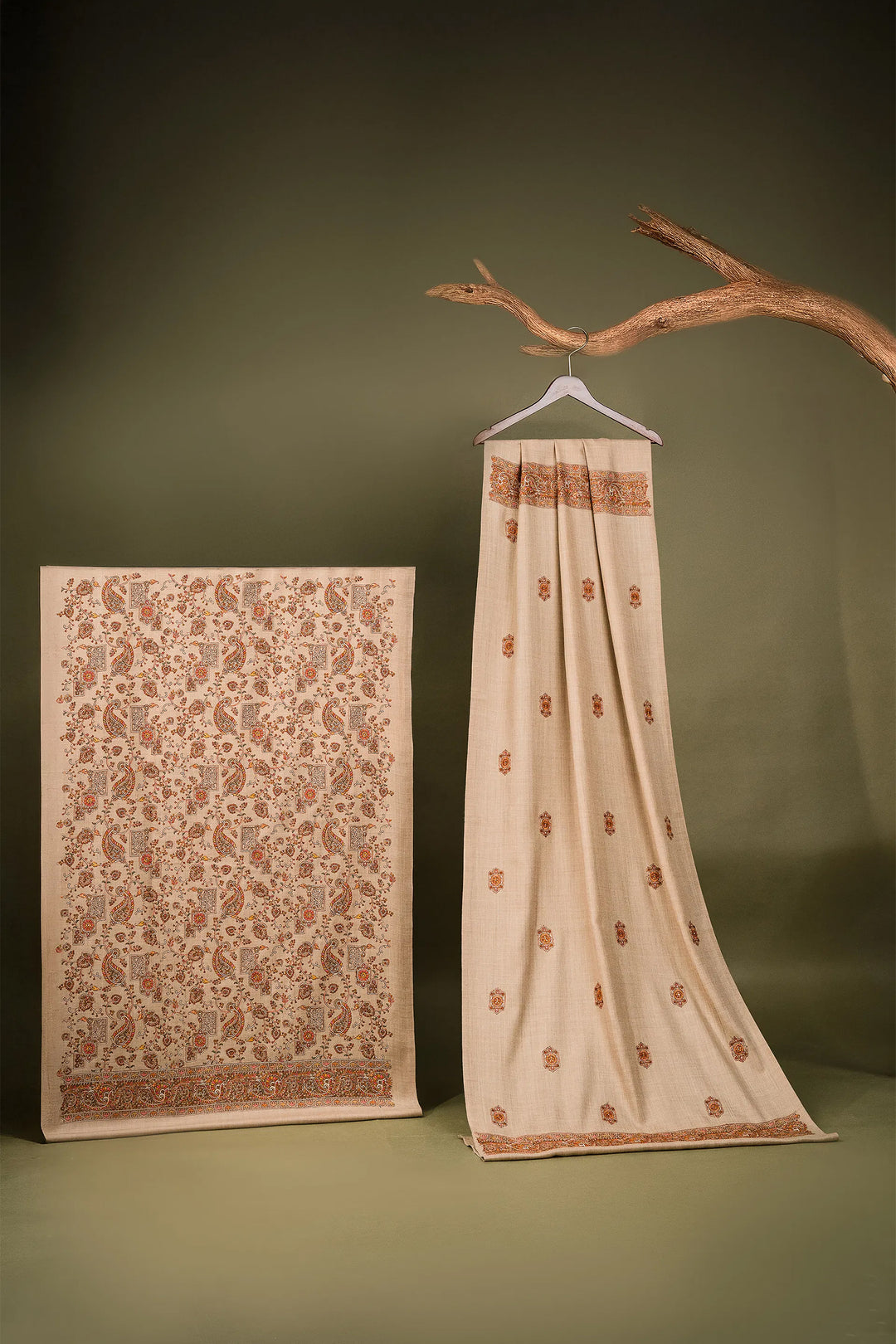 Mahima Embroidered Unstitched Suit With Zari