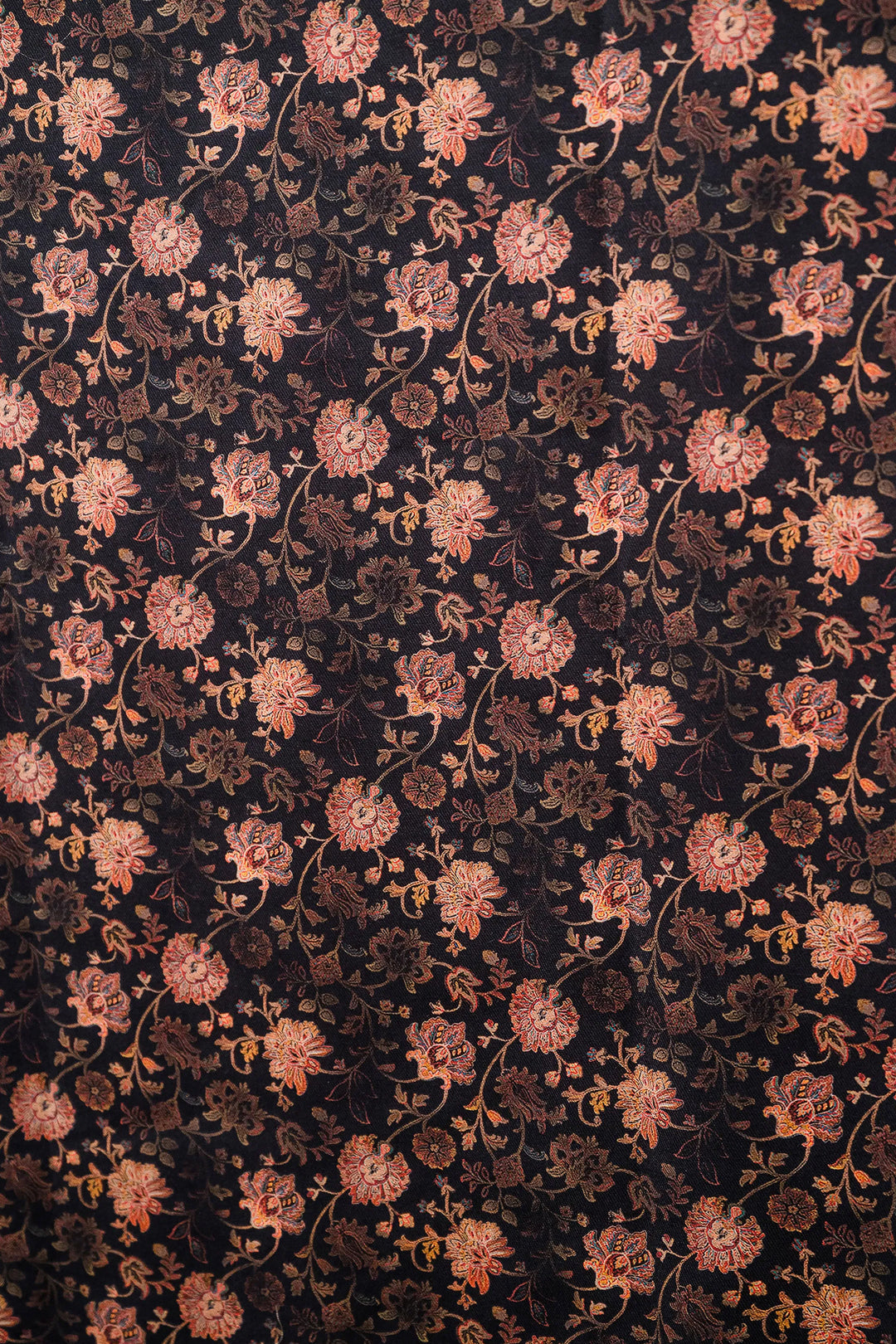 Floral Panel Style Unstitched Suit With Reversible Dupatta