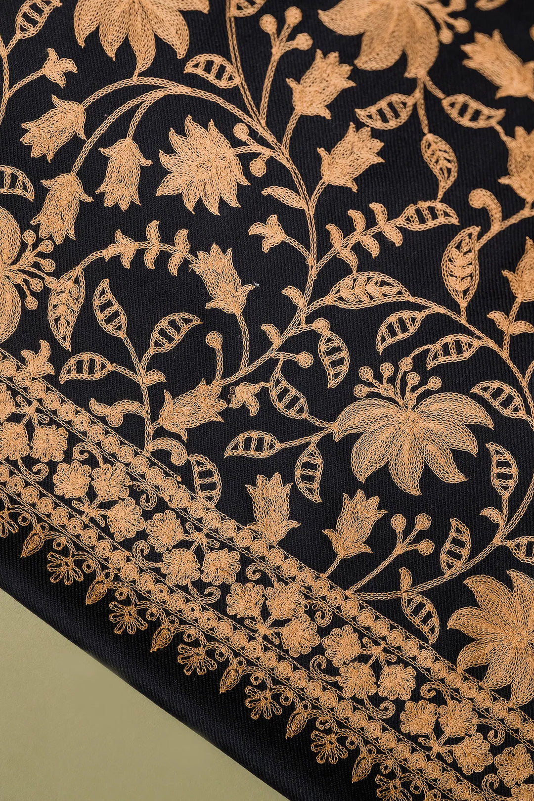 Priyanka Jaal Embroidered Unstitched Suit With Jaal Dupatta