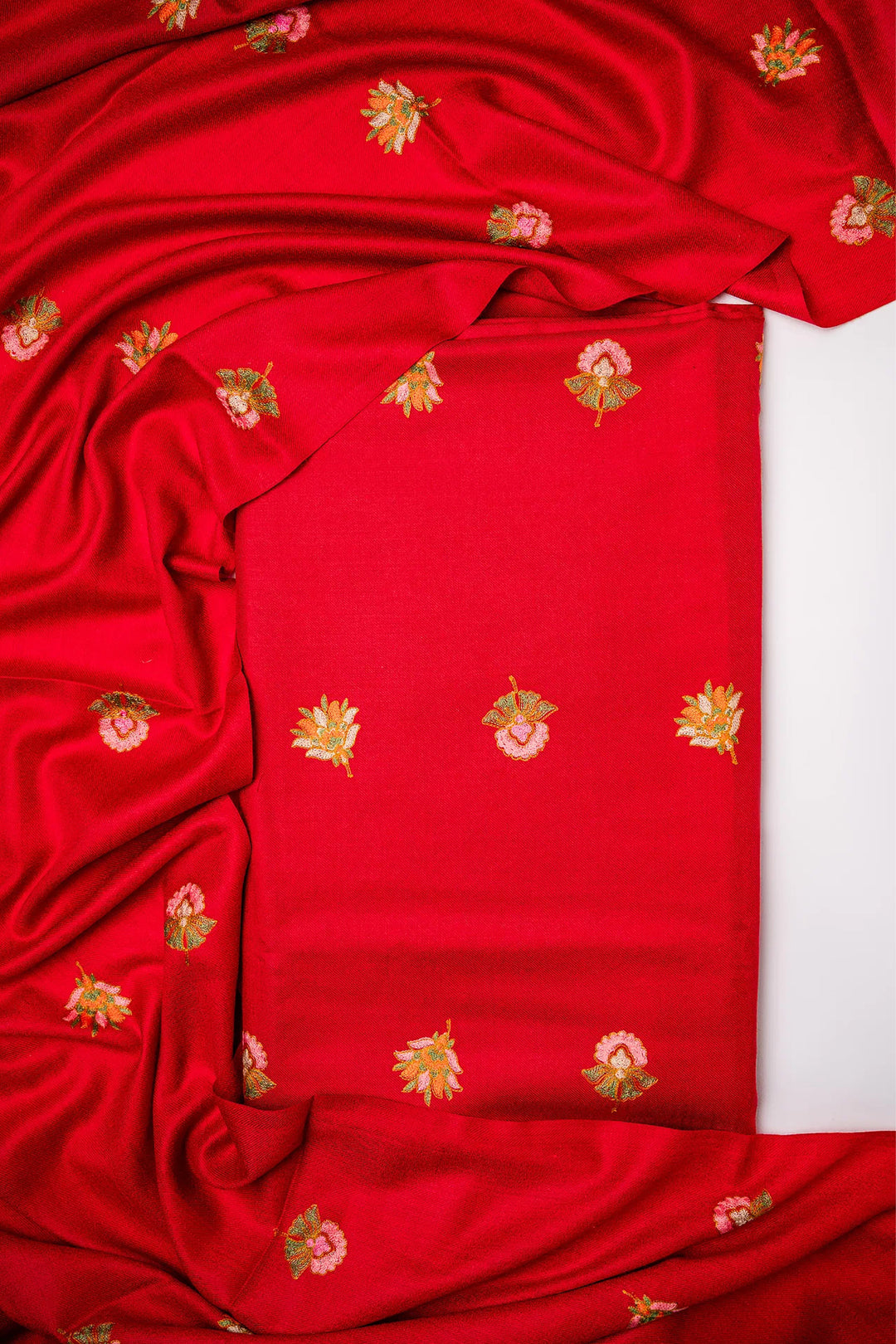 Sonam Double Bordered Unstitched Suit With Buti Dupatta