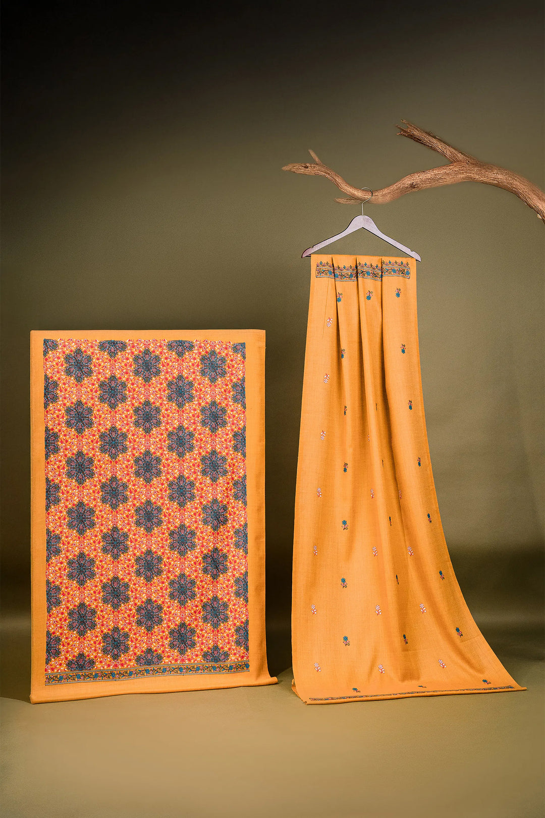 Twinkle Buti Embroidered Unstitched Suit